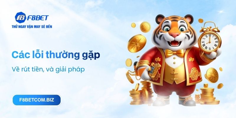 Các lỗi thường gặp về rút tiền, và giải pháp