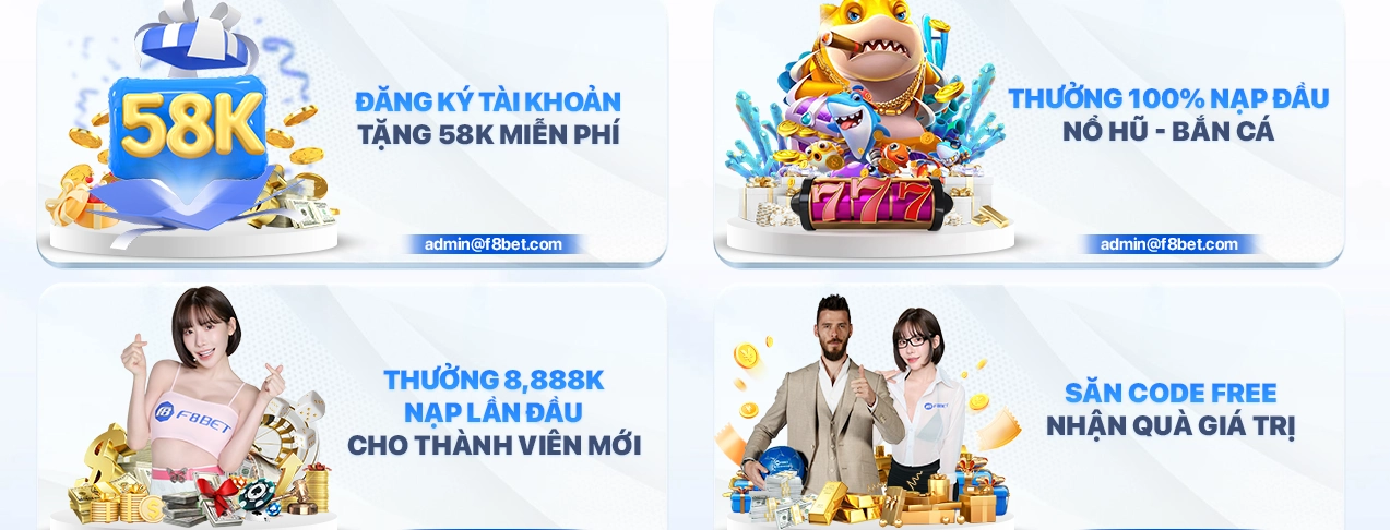 chương trình khuyến mãi cùng F8bet